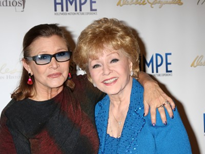 Carrie Fisher and Debbie Reynolds circa 2014.