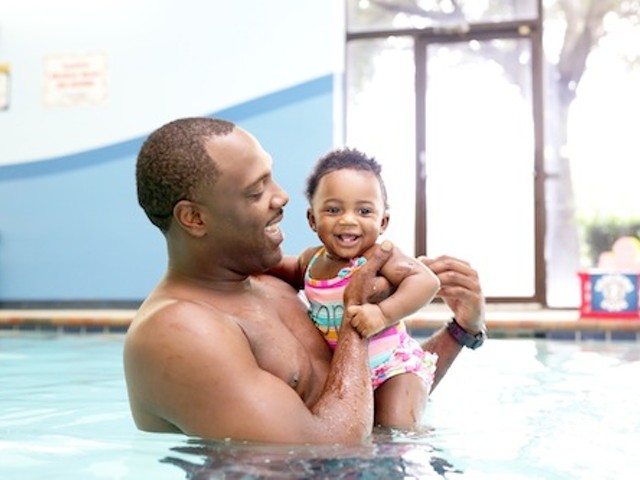Swim school offers chance to bob with your newborn for free