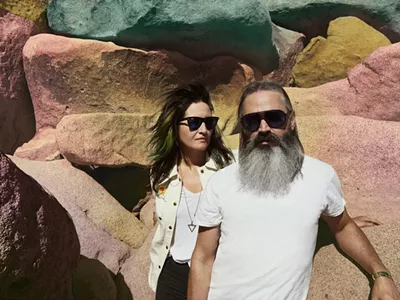 Sanae Yamada, left, and Ripley Johnson of Moon Duo.