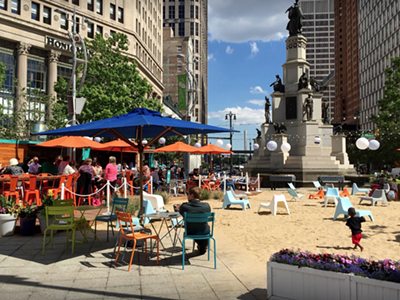 Image: The Fountain Detroit 'beachside' restaurant opens this weekend in Campus Martius