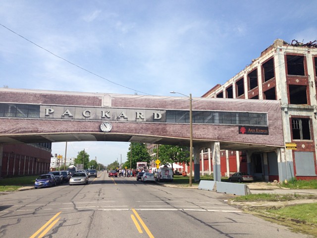 The Packard Plant.