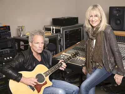 Lindsey Buckingham and Christine McVie.
