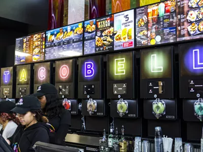 Taco Bell Cantina in Las Vegas circa December 2016. Photo via Shutterstock.