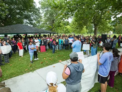 Image: Immigrants rally at 'Defend DACA' in Southwest Detroit