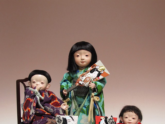 Three dolls by Master Fujimura
