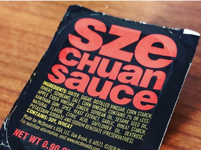 The sauce package in question.