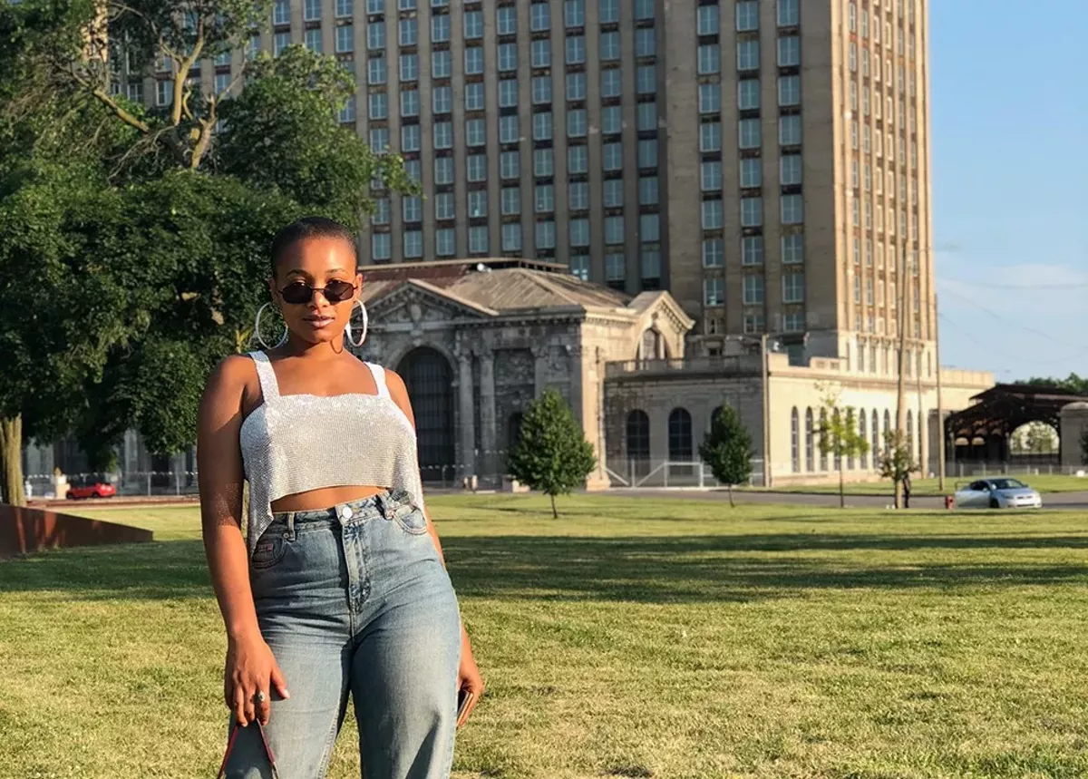 Image: Leah Hill shows off Roosevelt Park.