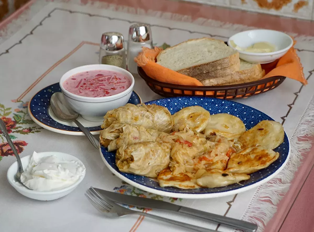 Image: DIshes from Windsor’s aptly named Ukrainian Restaurant.