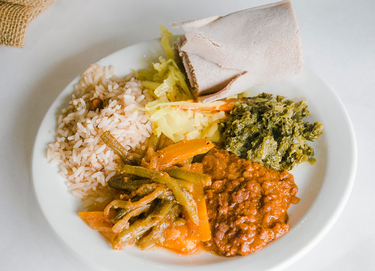 A taste of the offerings from Taste of Ethiopoia.