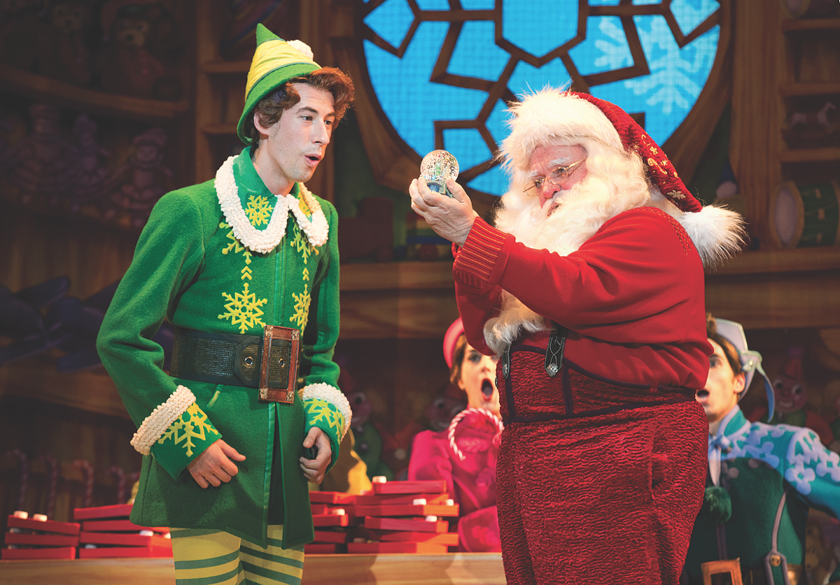 Matt Kopec (Buddy) and Gordon Gray (Santa)