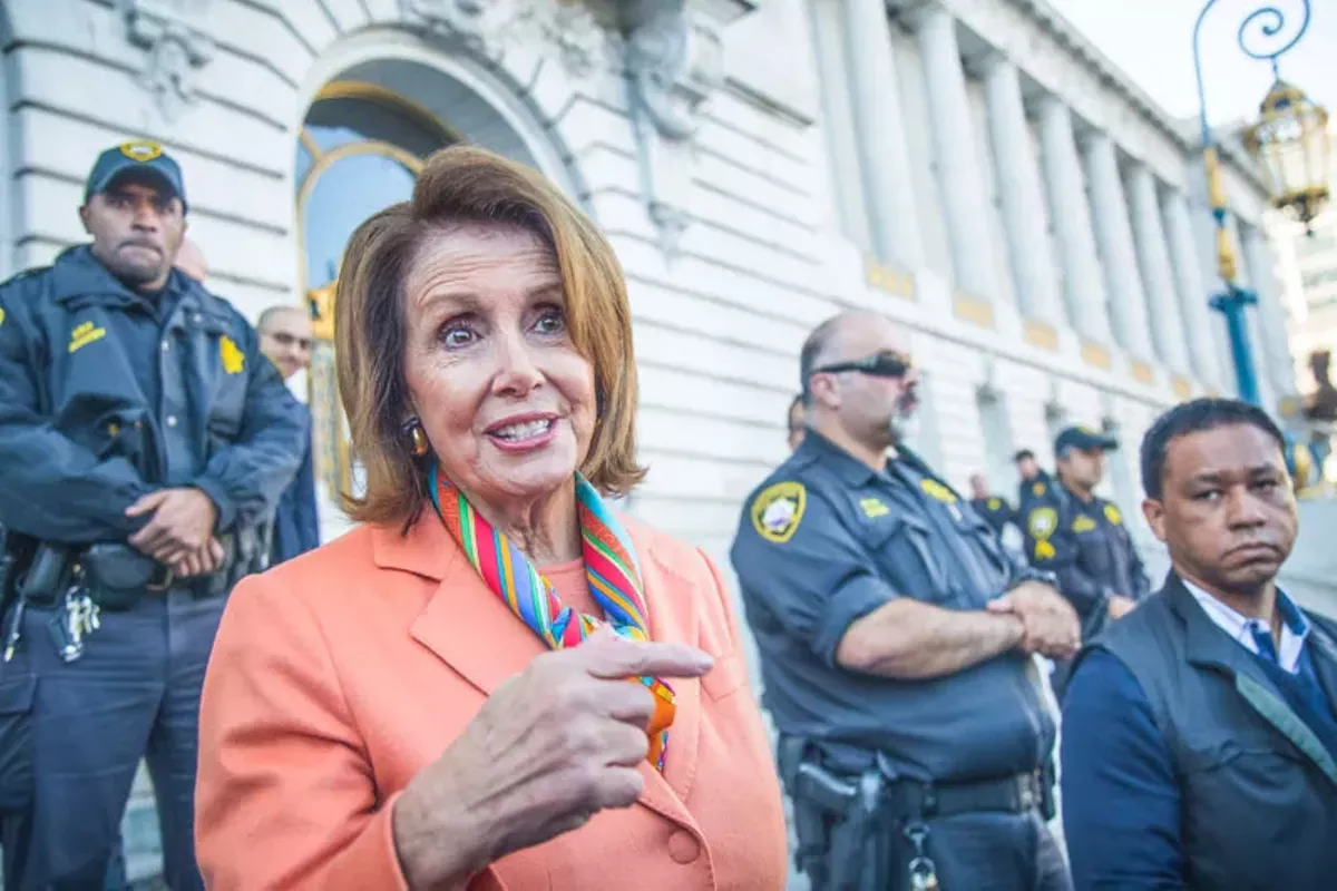 Image: Nancy Pelosi is way better at this game than Trump is