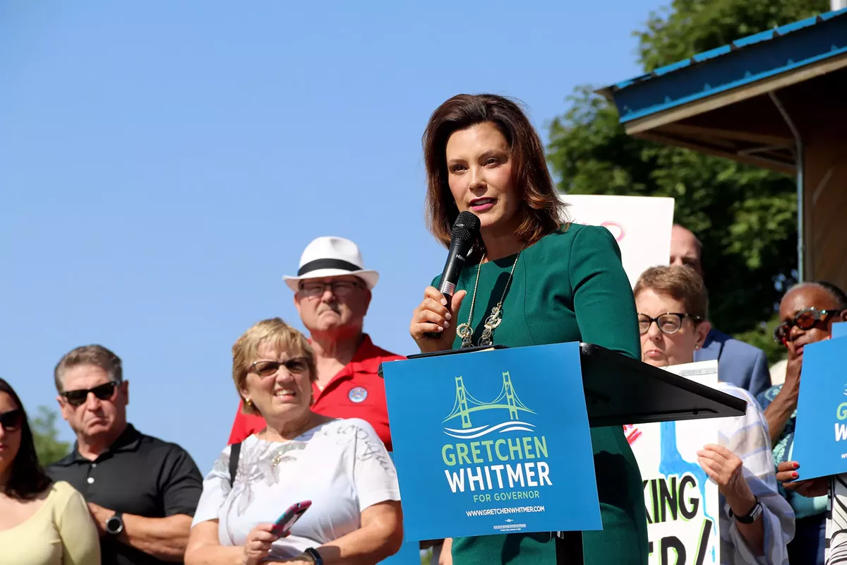 Image: Gov. Gretchen Whitmer.