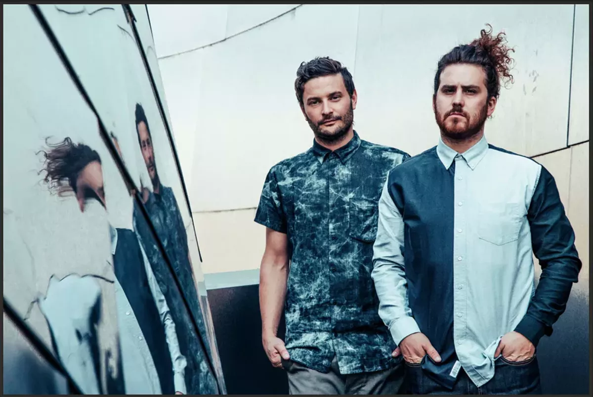 Image: Josh Epstein, left, and Daniel Zott are JR JR, the artists formerly known as Dale Earnhardt Jr. Jr.