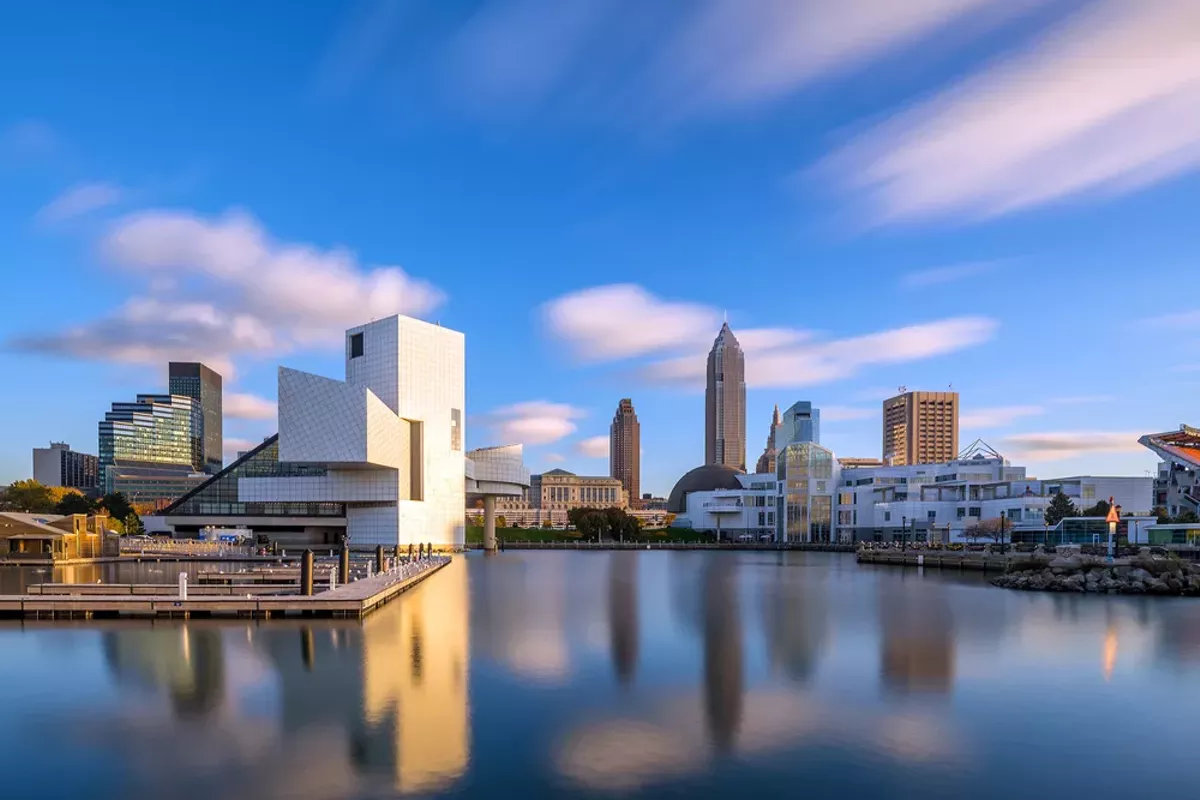 Image: The Rock & Roll Hall of Fame in Cleveland.