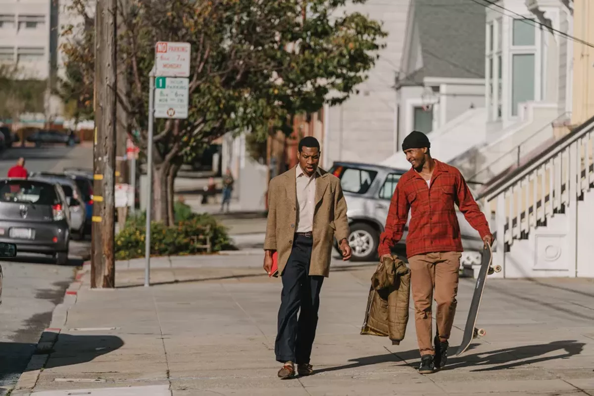 Image: Jonathan Majors and Jimmie Fails in The Last Black Man in San Francisco.