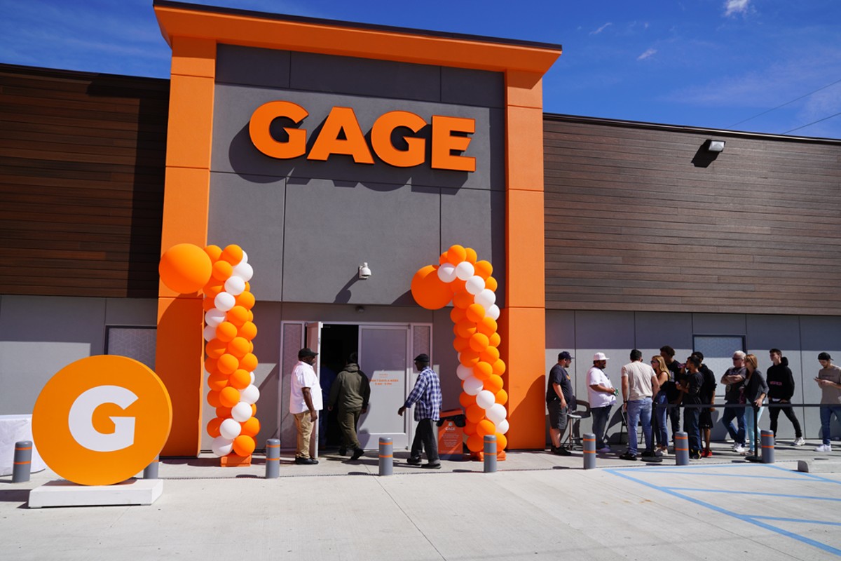 A line formed when Gage Cannabis Co. opened its doors to the public in Ferndale in September. Even though Michigan voters legalized recreational adult-use marijuana in 2018, it could be some time until sales are allowed.