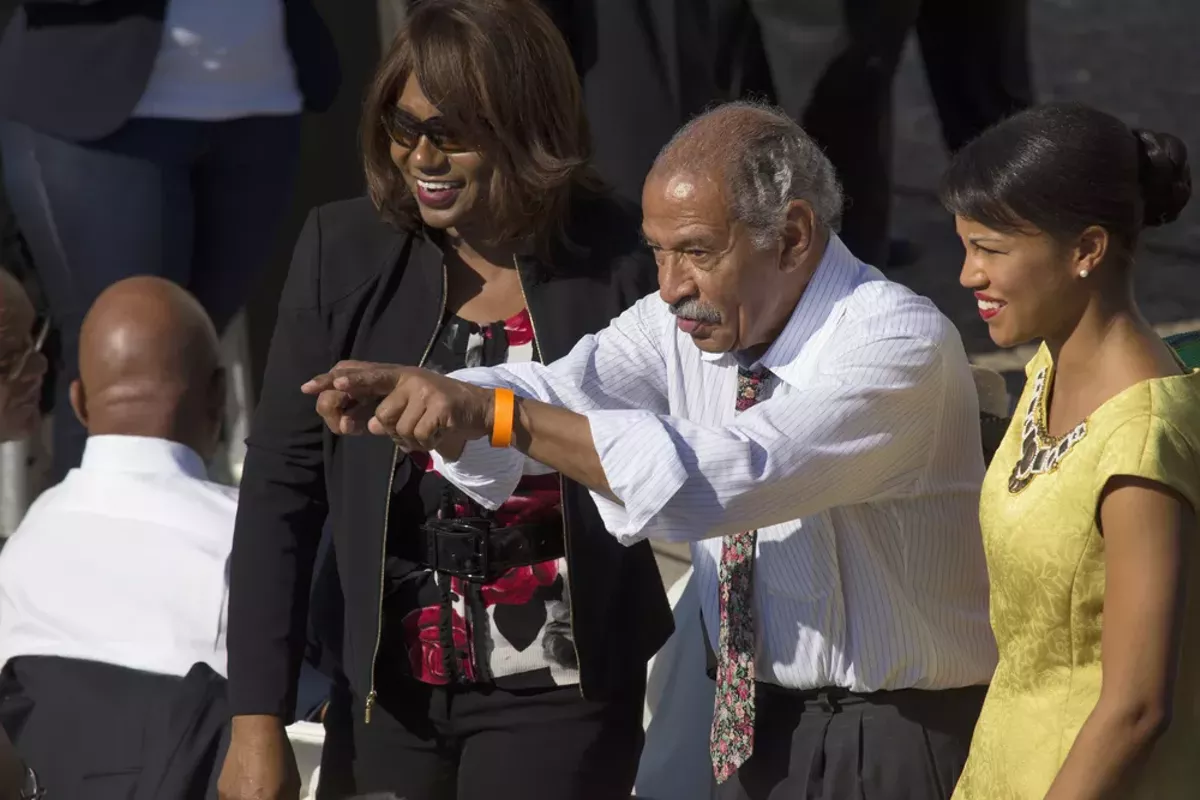 Image: Michigan Congressman John Conyers at the 50th anniversary of the march on Washington and Martin Luther King’s “I Have a Dream” speech, Aug. 24, 2013.