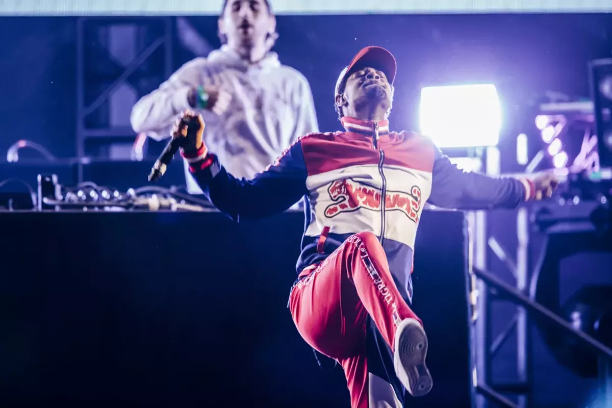 Danny Brown performs at the Majestic Theatre for the annual Bruiser Thanksgiving.
