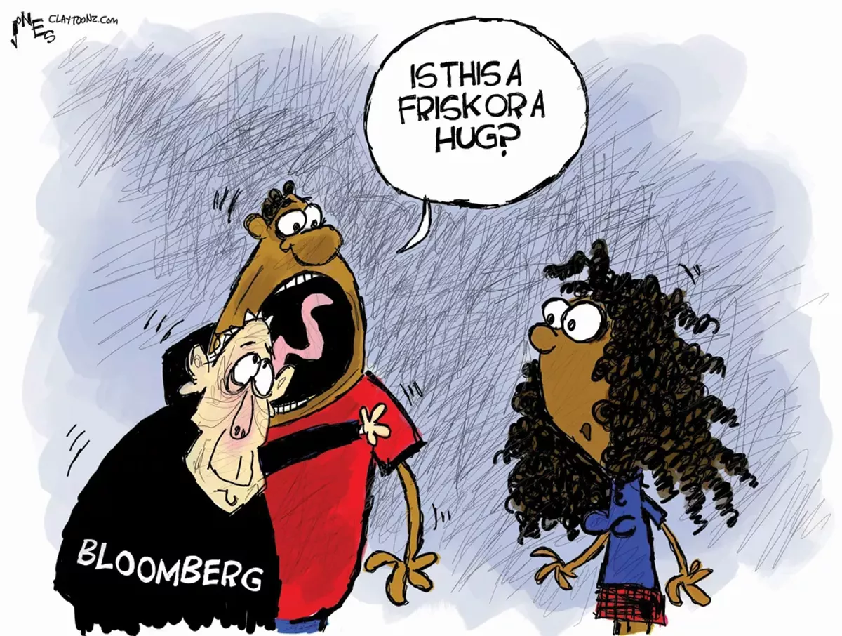 Image: Bloomberg gets frisky