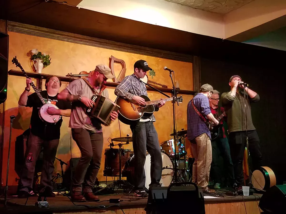 Image: The Codgers, March 7, the Gaelic League Irish American Club.