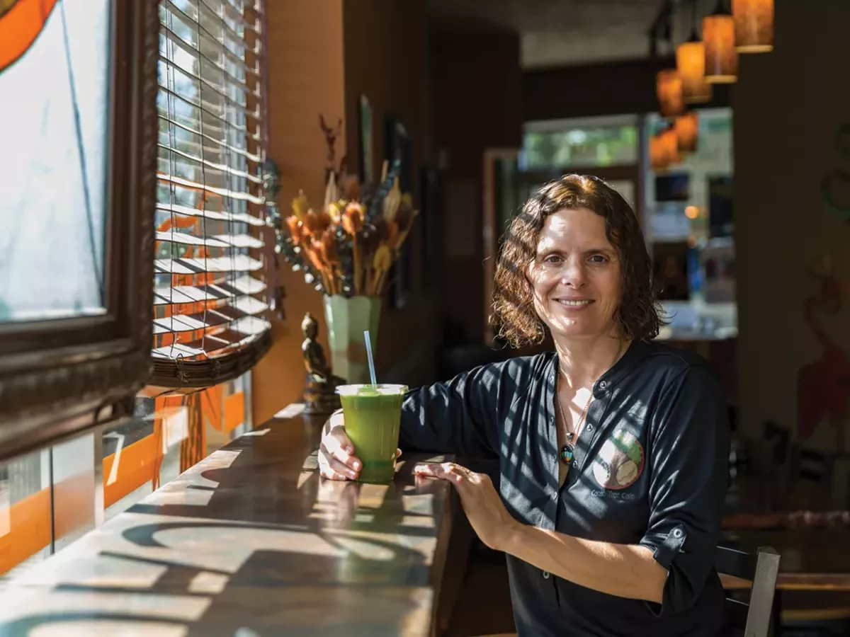 Image: The Vegan: Amber Poupore, owner of Cacao Tree