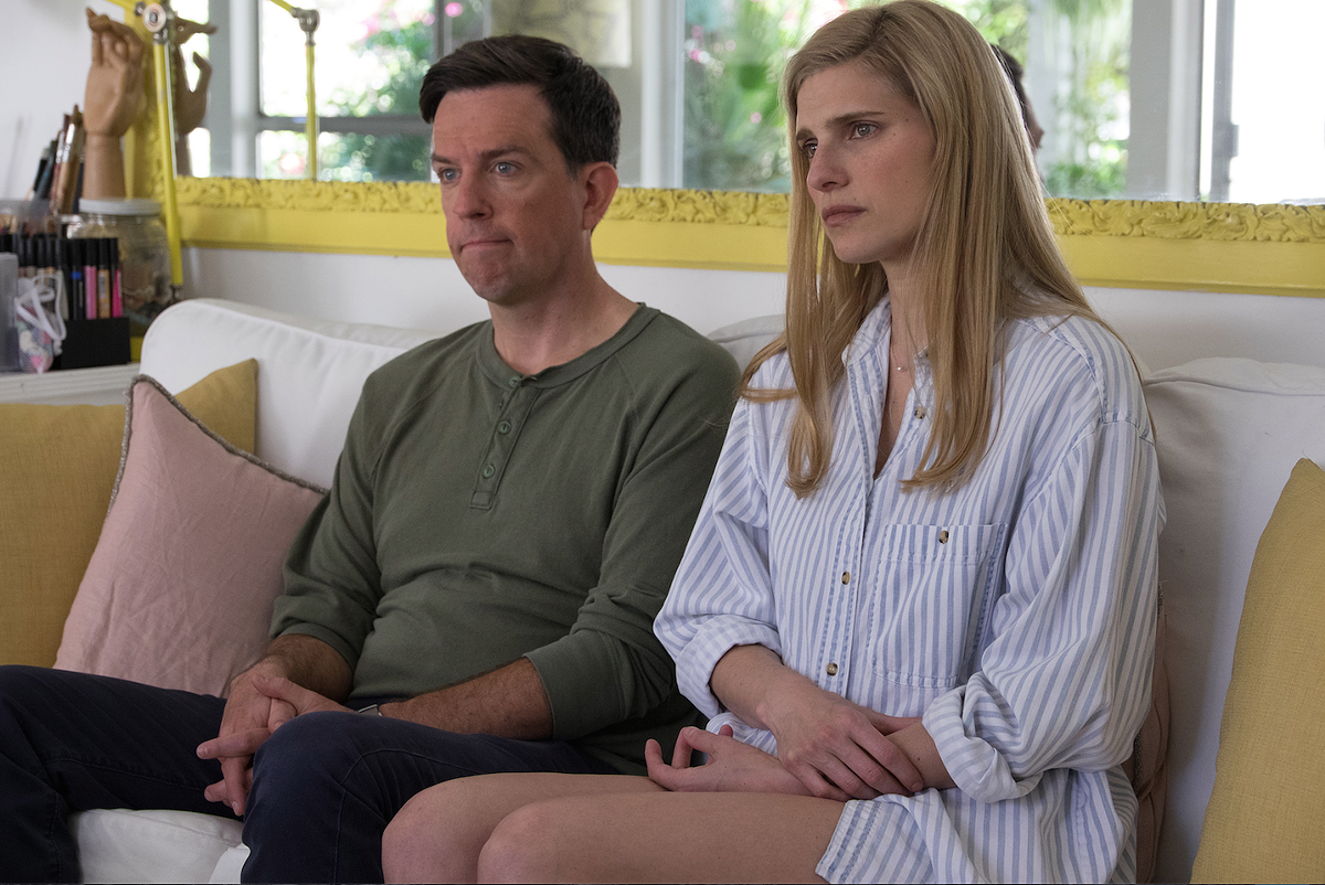 Ed Helms and Lake Bell in I Do … Until I Don't.