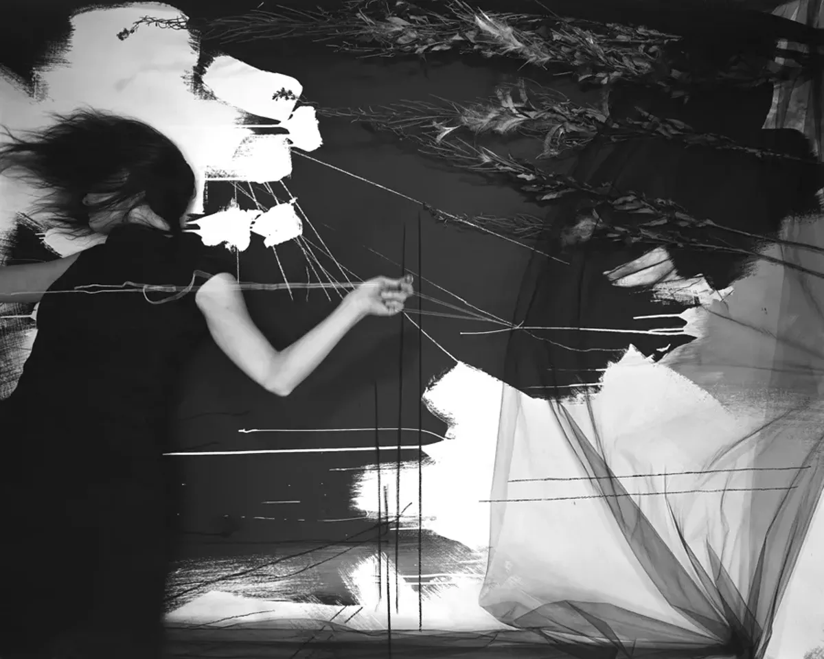 Image: ”The Plumb Line,” archival ink print, by Lauren Semivan.