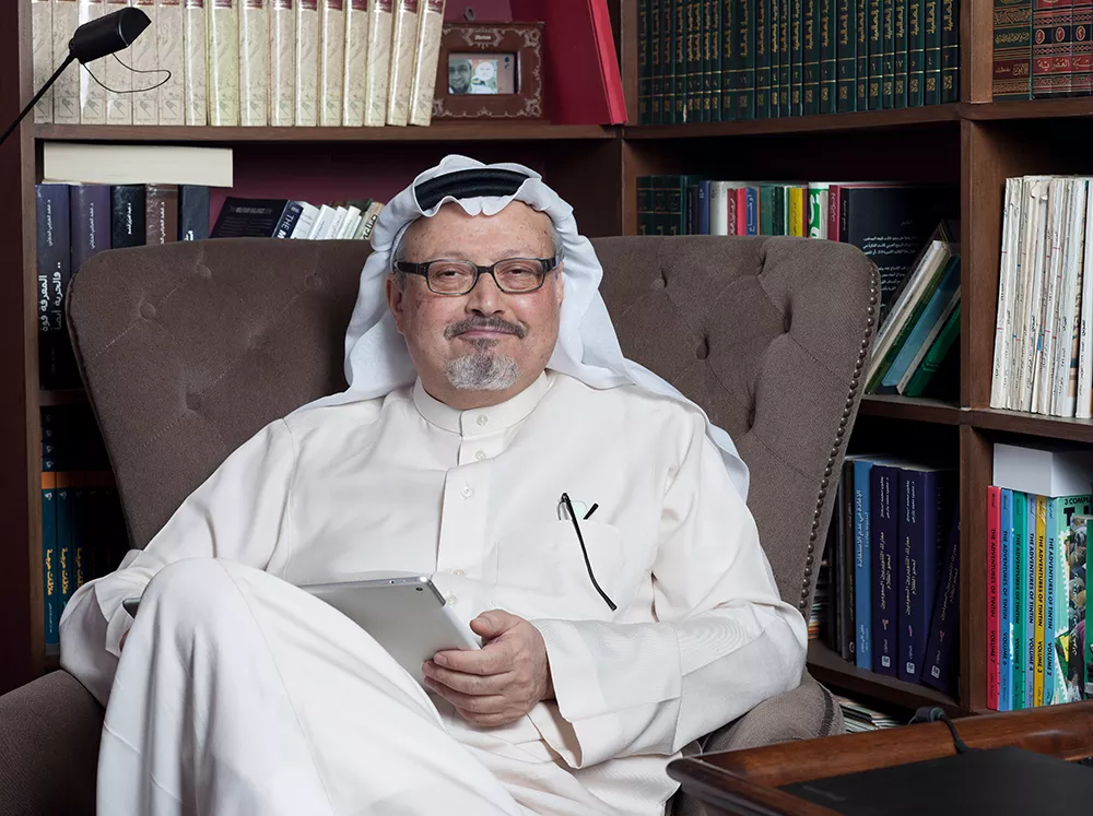 Murdered Washington Post journalist Jamal Khashoggi.