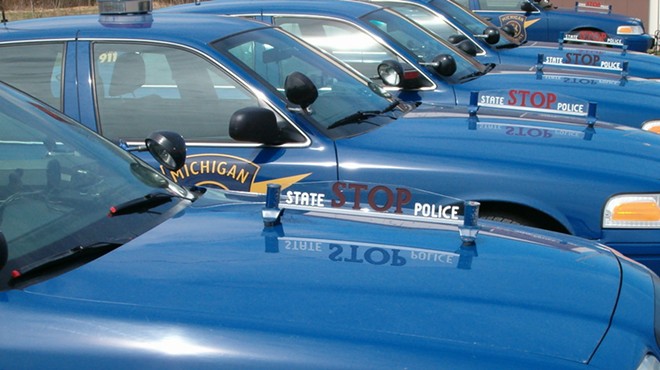 Man arrested in Grosse Pointe Shores for driving illegally modified cop car