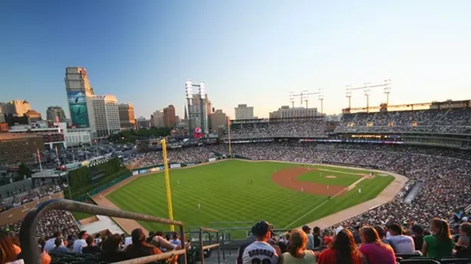 Comerica Park on a better day