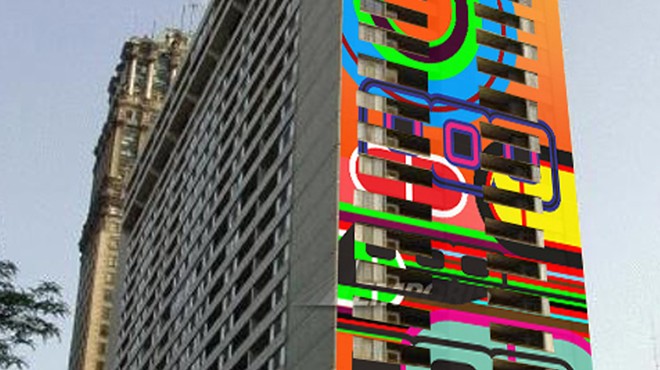 Beverly Fishman's abstract art to color downtown Detroit with new, 170-foot mural