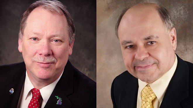 John Tatar, right, joins Bill Gelineau in the race for Michigan's first Libertarian gubernatorial primary.