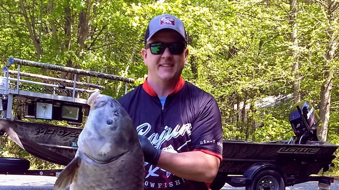 Muskegon man shatters state record for his 47-pound fish