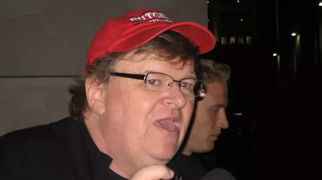 Filmmaker Michael Moore.