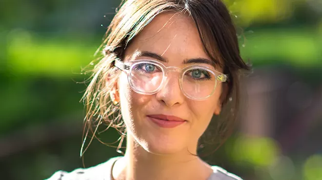 Image: Ali Rose VanOverbeke's Genusee Eyewear Designer turns Flint’s used water bottles into glasses