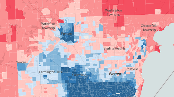 Image: New map shows if your Detroit neighborhood is filled with Trump voters (2)