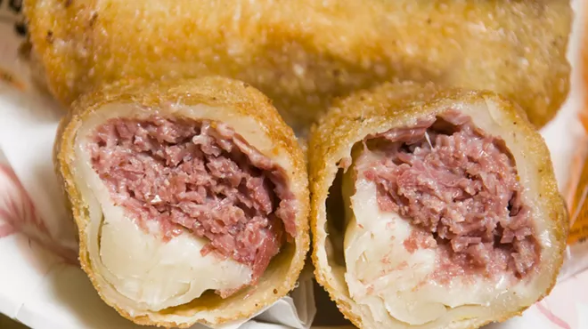 Egg rolls from Asian Corned Beef.