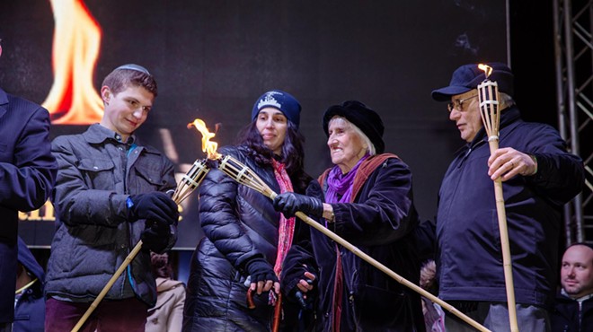 Kick-off Chanukah with eighth annual Menorah in the D at Campus Martius