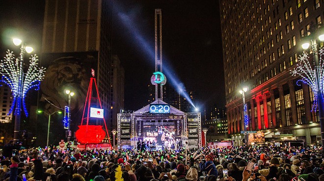 "The Drop" when it was last held at Campus Martius Park.