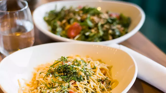 The Rustic Tomato dish at Beacon Park's Lumen restaurant.