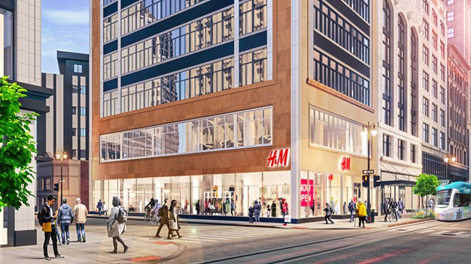 H&M will span three Albert Kahn designed buildings