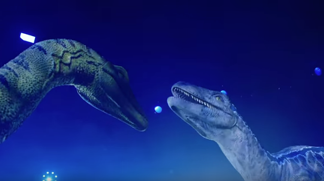Still from Jurassic World Live's official trailer