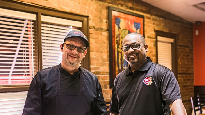 Chef Gerald Gregory and owner Terry Payne Sr.