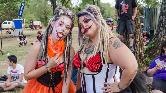 Juggalettes at the Gathering in 2017.