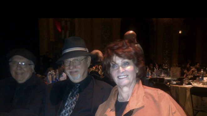 Millie Coffey with husband Dennis Coffey at the Detroit Music Awards.
