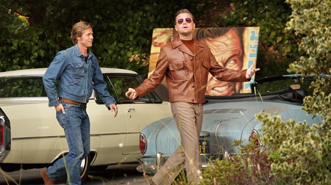 Brad Pitt and Leonardo DiCaprio in Once Upon a Time... in Hollywood.