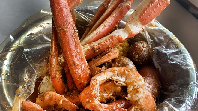 Shrimp and crab boil.