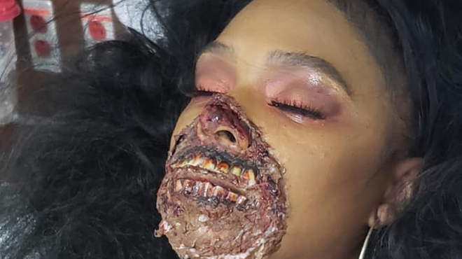 Image: Woman shows up to Beaumont Hospital-Royal Oak with gory zombie makeup, causes a scare