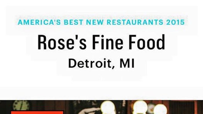 Rose's Fine Food makes Bon Apetit best new restaurant list