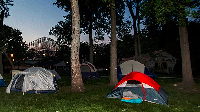 Spend the night in an amusement park with Cedar Point's Coaster Campout